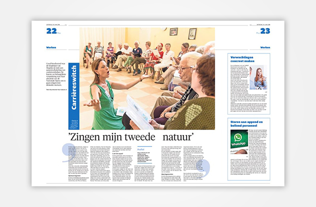 Zingen in de Zorg Noord-Hollands Dagblad Juni 2018